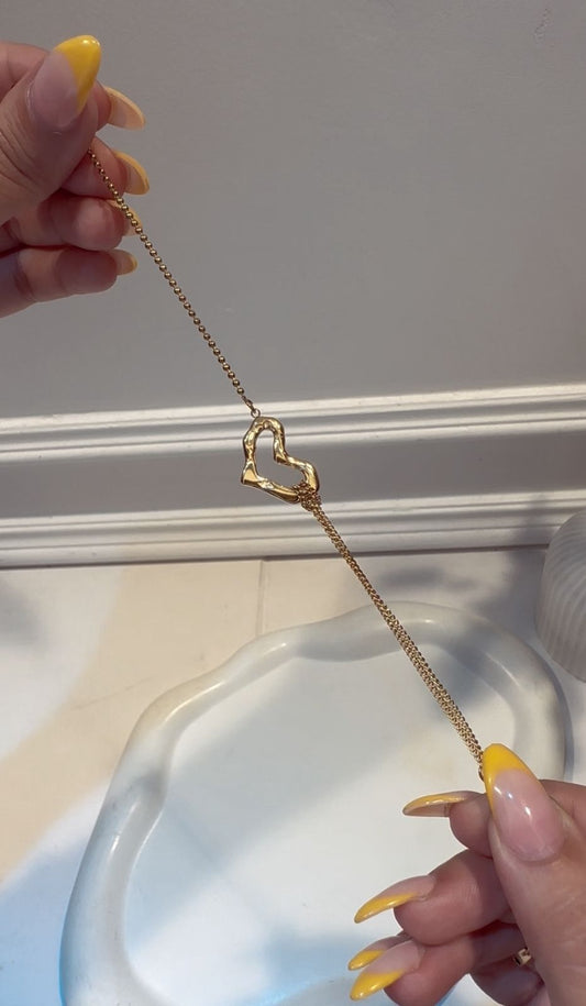 Heart Chain Bracelet