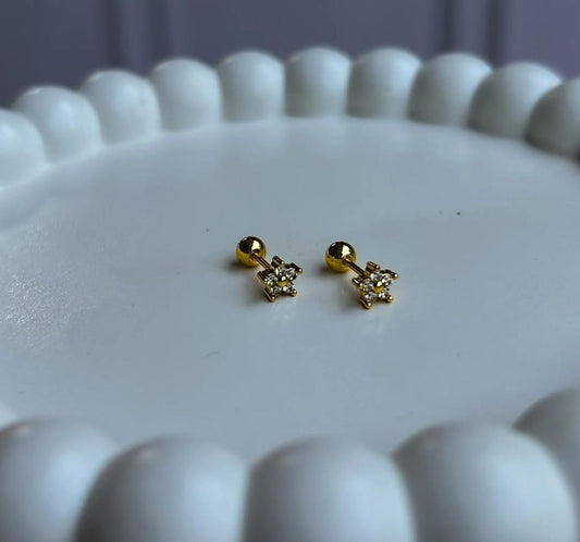 Daisy Spark Crystal Studs (Pair)