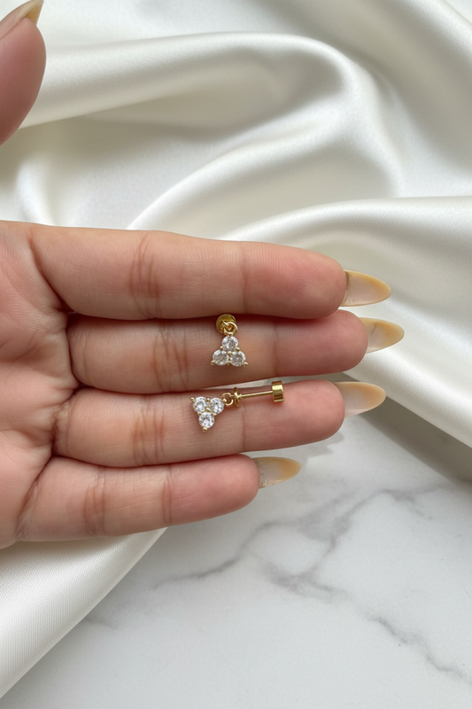 Glow Pop Studs Bugadi (Pair)