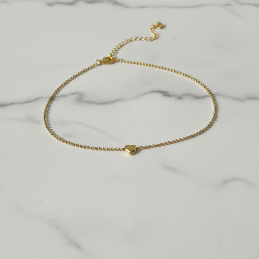 Minimal Heart Bracelet
