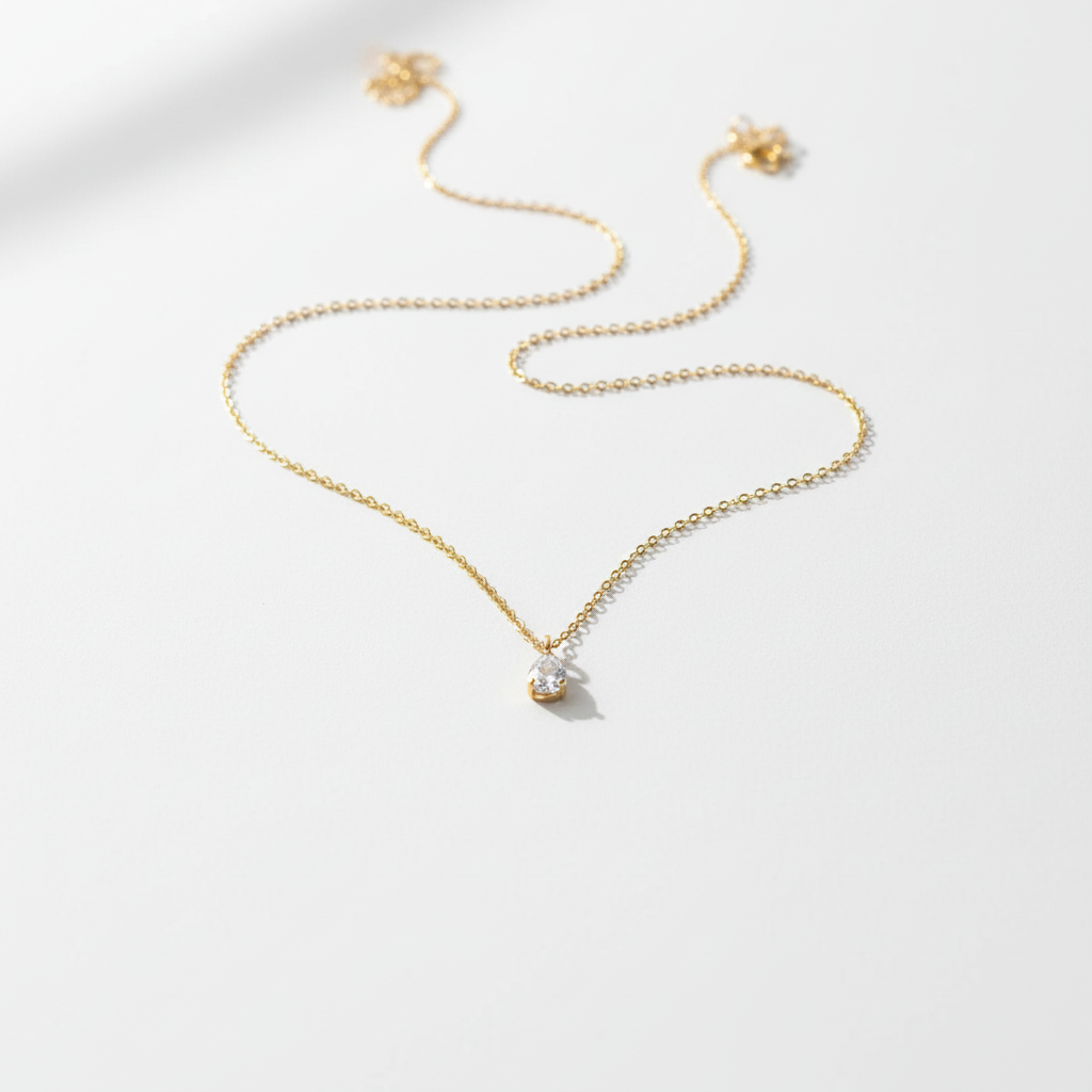 Blessed Solitaire Pendant Necklace