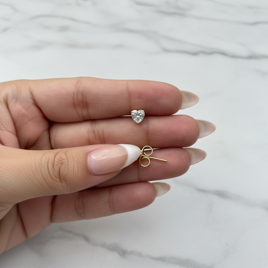 Mini Heart Studs