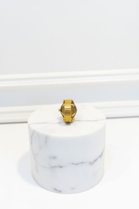 Gold Watch Ring - Luxury Editorial Back