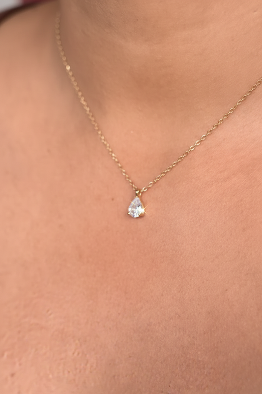 Blessed Solitaire Pendant Necklace