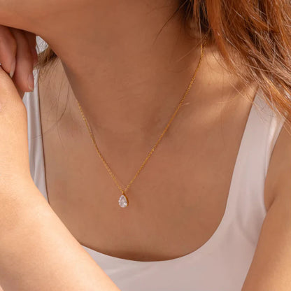 Blessed Solitaire Pendant Necklace