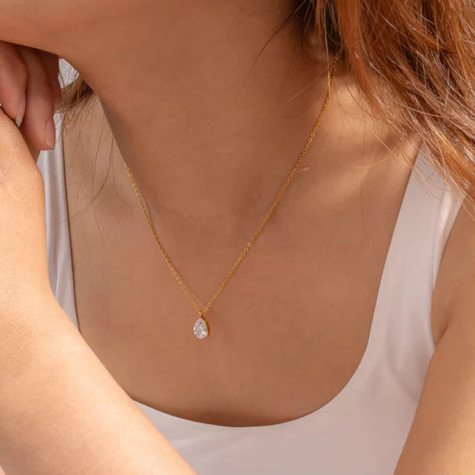 Blessed Solitaire Pendant Necklace