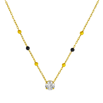 Modern Solitaire Mangalsutra Necklace