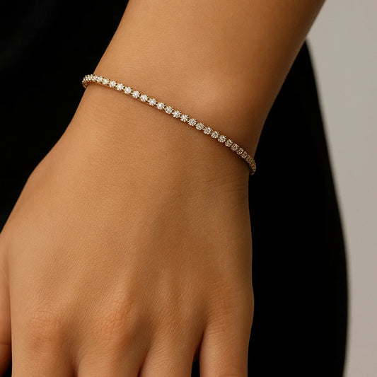 Sleek Tennis Bracelet