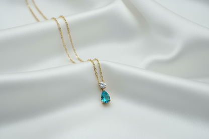 Blue Wing Necklace