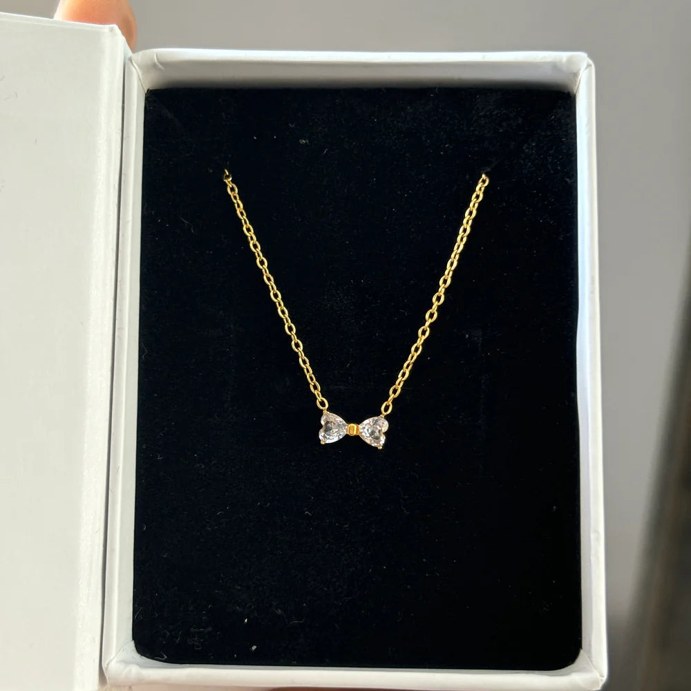 Bow Charm Necklace