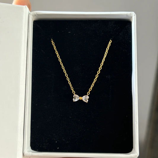 Bow Charm Necklace