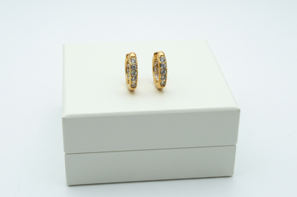 Dazzle Huggie Earrings