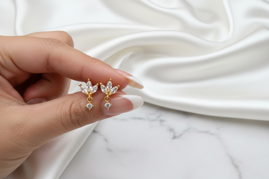 Lara Crown Studs