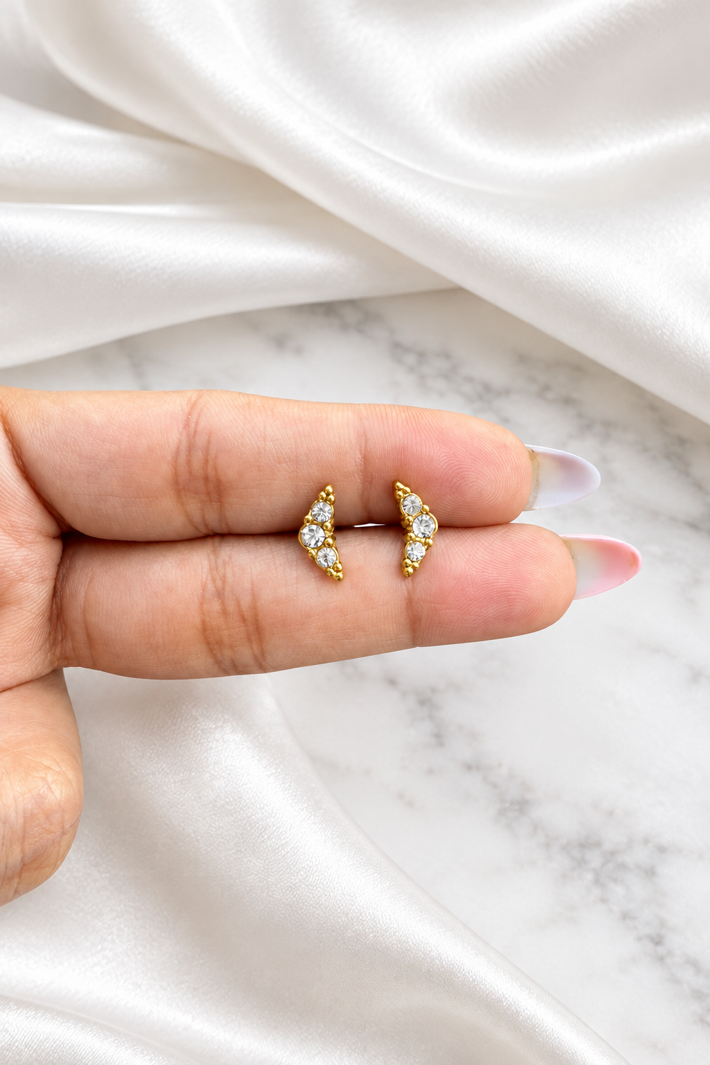 Opaline Ball Back Studs (Pair)