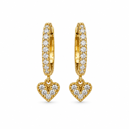 Boo Heart Earrings