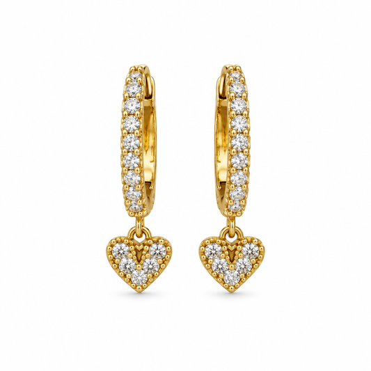 Boo Heart Earrings