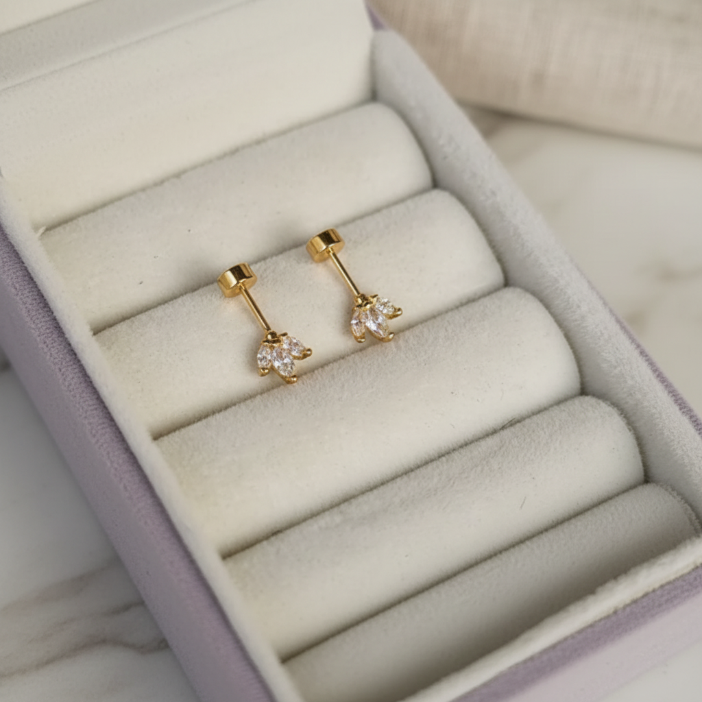 Crystal Bloom Bugadi (Pair)