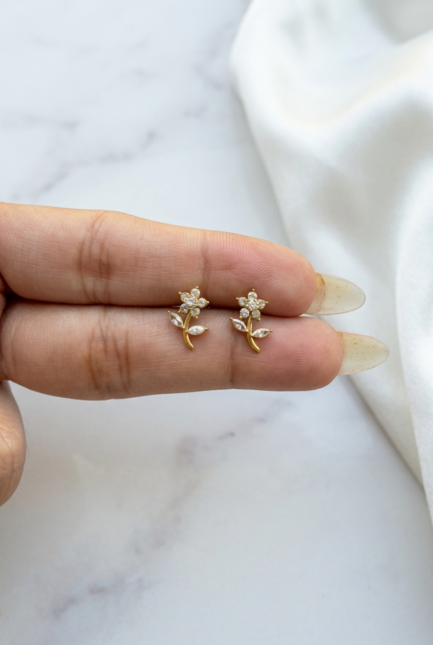 Rose Studs (Pair)