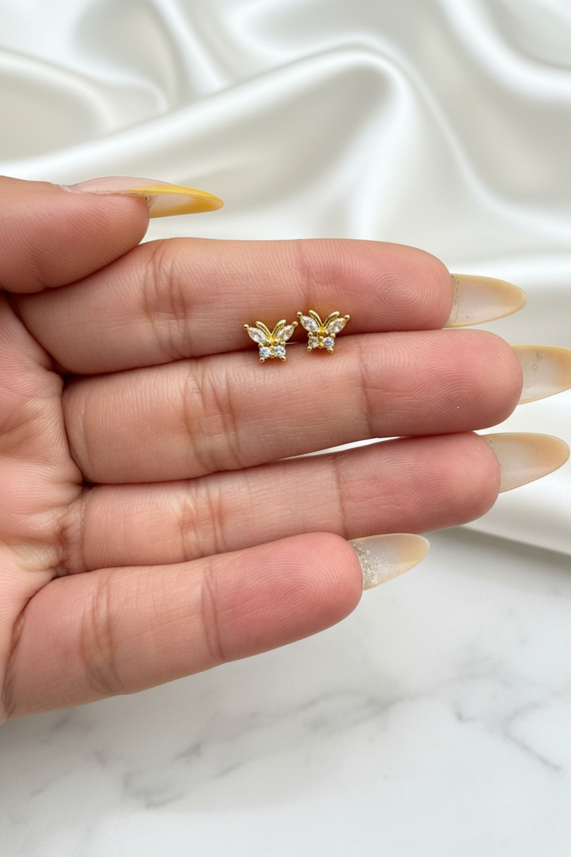 Butterfly Glow Studs (Pair)