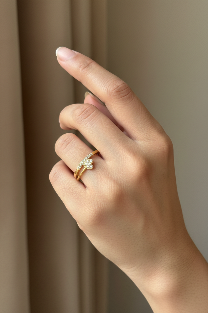 Lumi Heart Ring