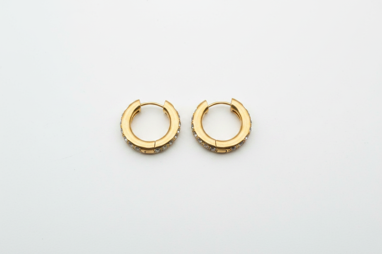 Dazzle Huggie Earrings