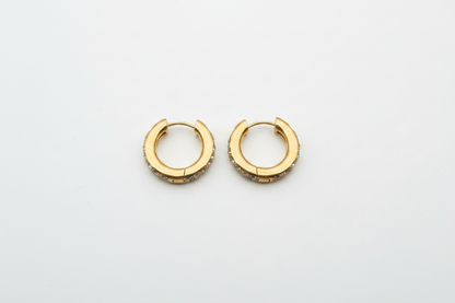 Dazzle Huggie Earrings