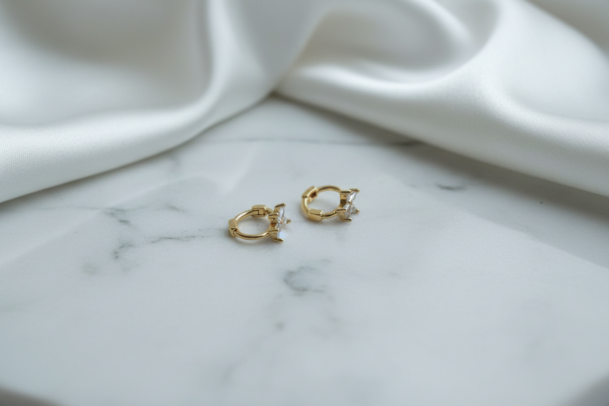 Layla Huggie Hoops – 1MM | 2nd Piercing