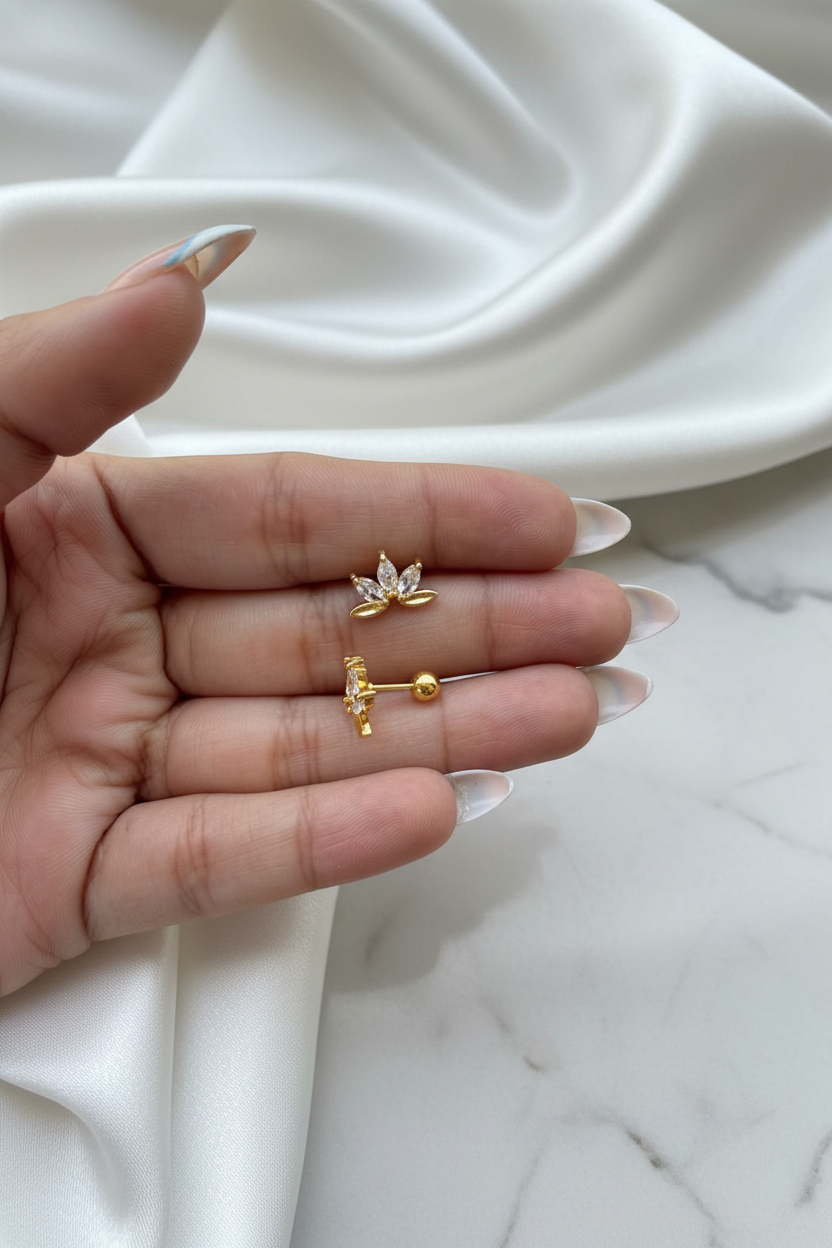 Lotus Stud (Pair)