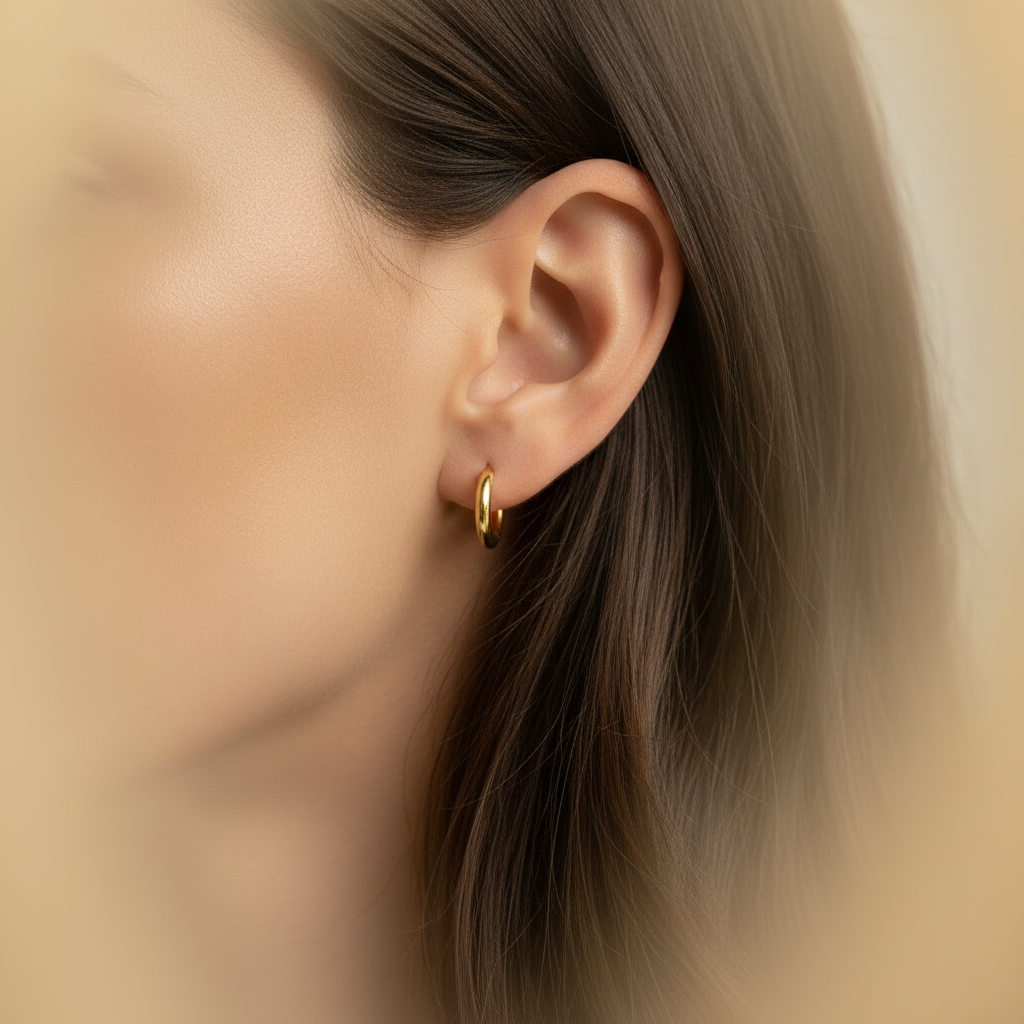 Noir Glow Mini Hoops