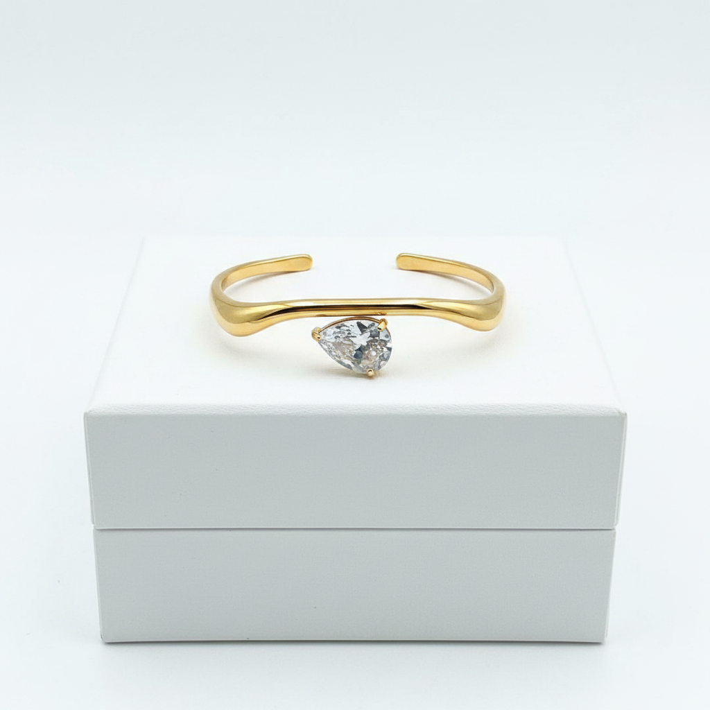 Stush Diamond Adjustable Bracelet Bangle