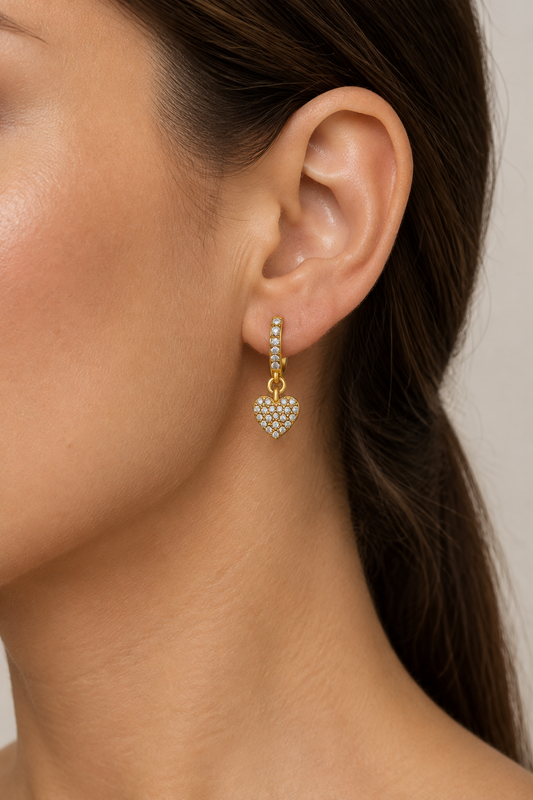 Gungun Heart Earrings