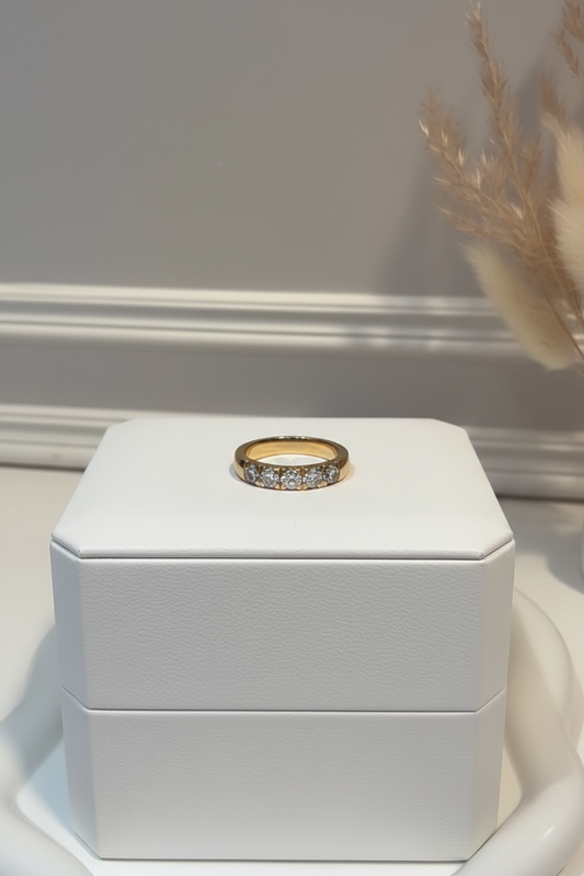 Eternal Glow Crystal Band Ring