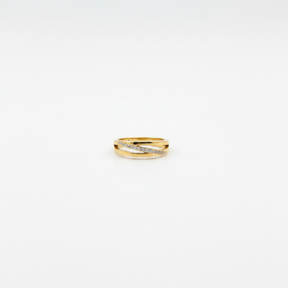 Swiss Ring on clean white surface