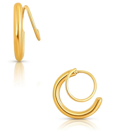 Faux Piercing Hoops