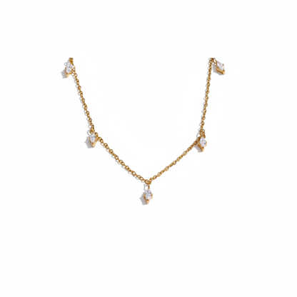 Myra necklace enhanced product photo on white background