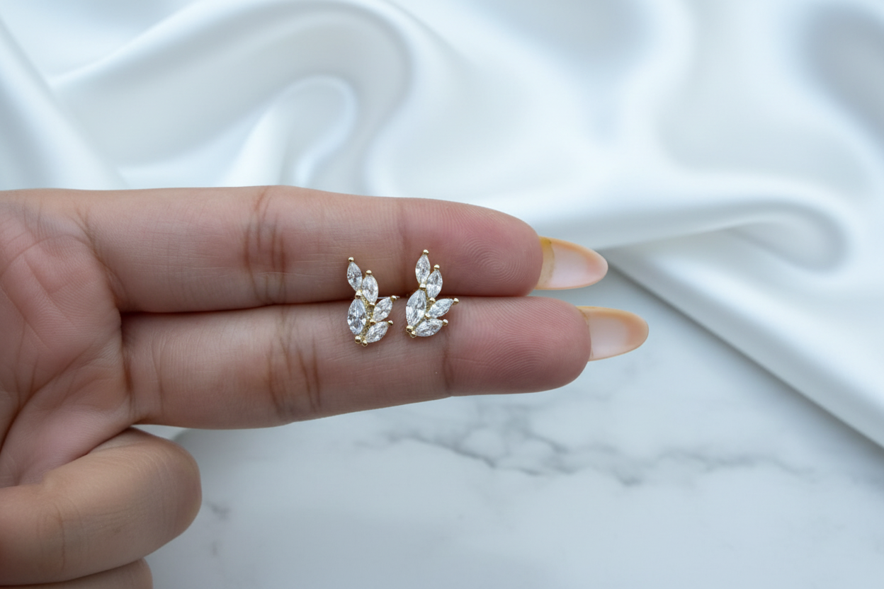 Feather Studs (PAIR)