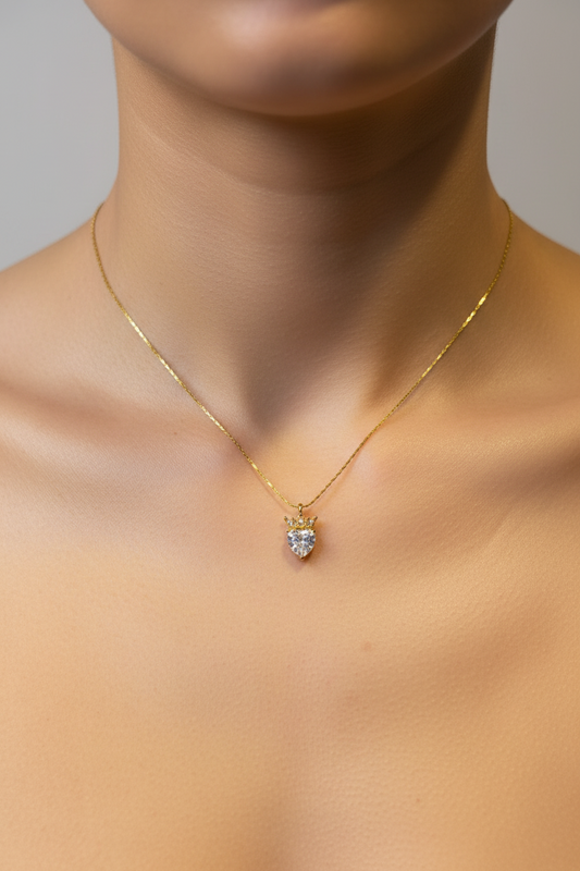 Celestial Heart Spark Necklace