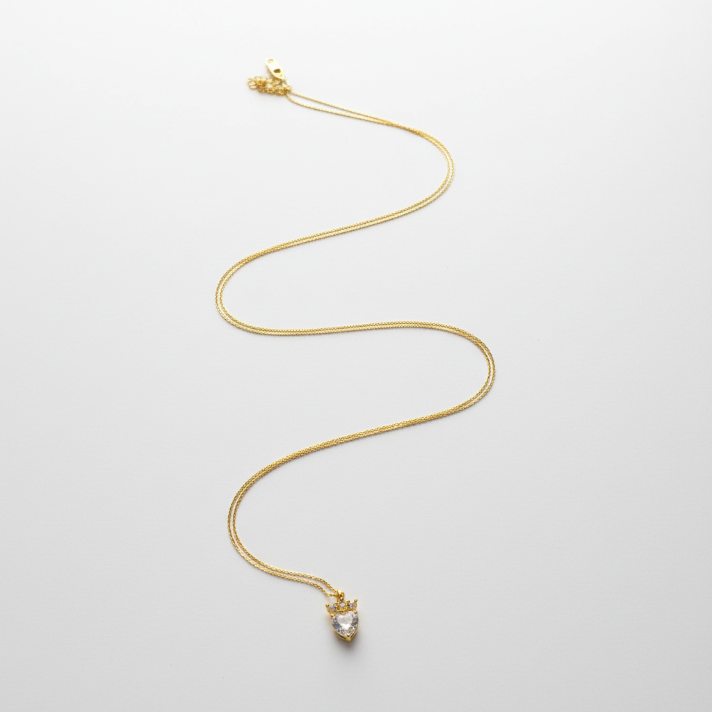 Celestial Heart Spark Necklace