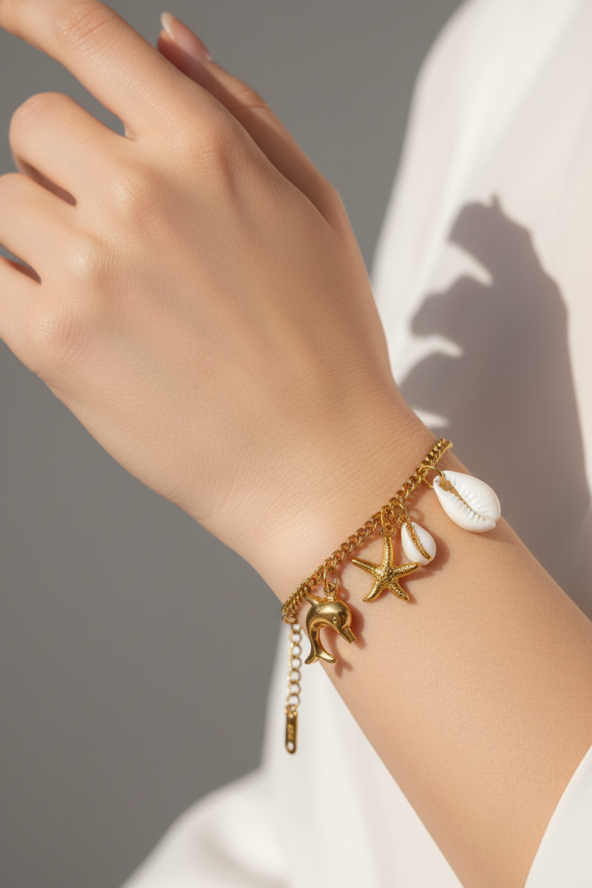 Ocean Treasures Charm Bracelet