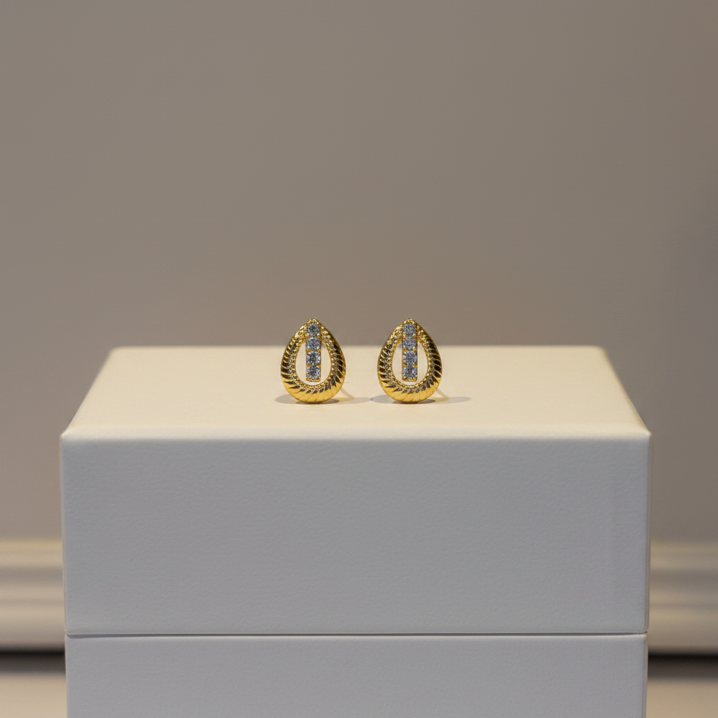 Layla Crystal Stud Earrings