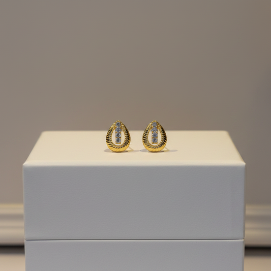 Layla Crystal Stud Earrings