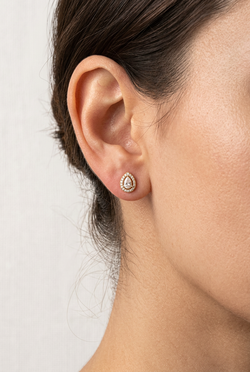 Celandine Earring Ball Back