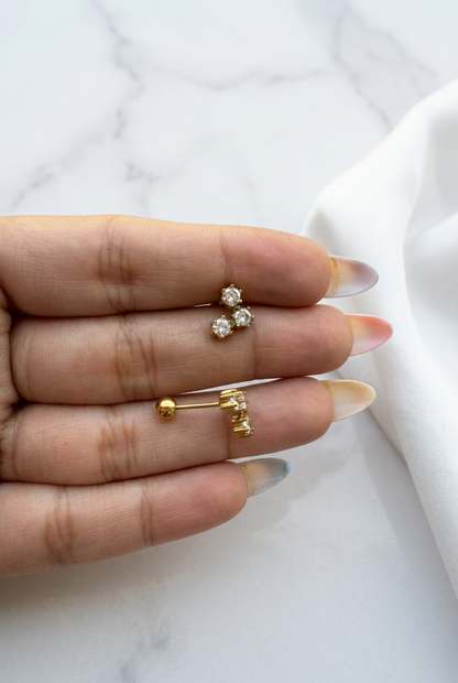 Freesia Studs (Pair)