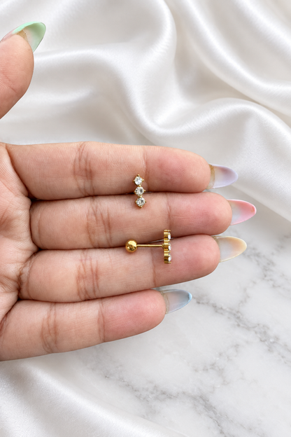 Zane Ball Back Studs (Pair)