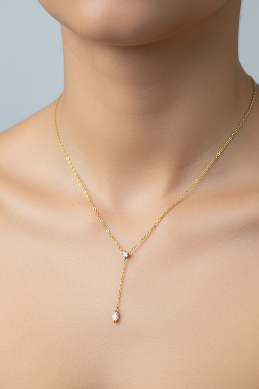 Elegant Lariat Necklace